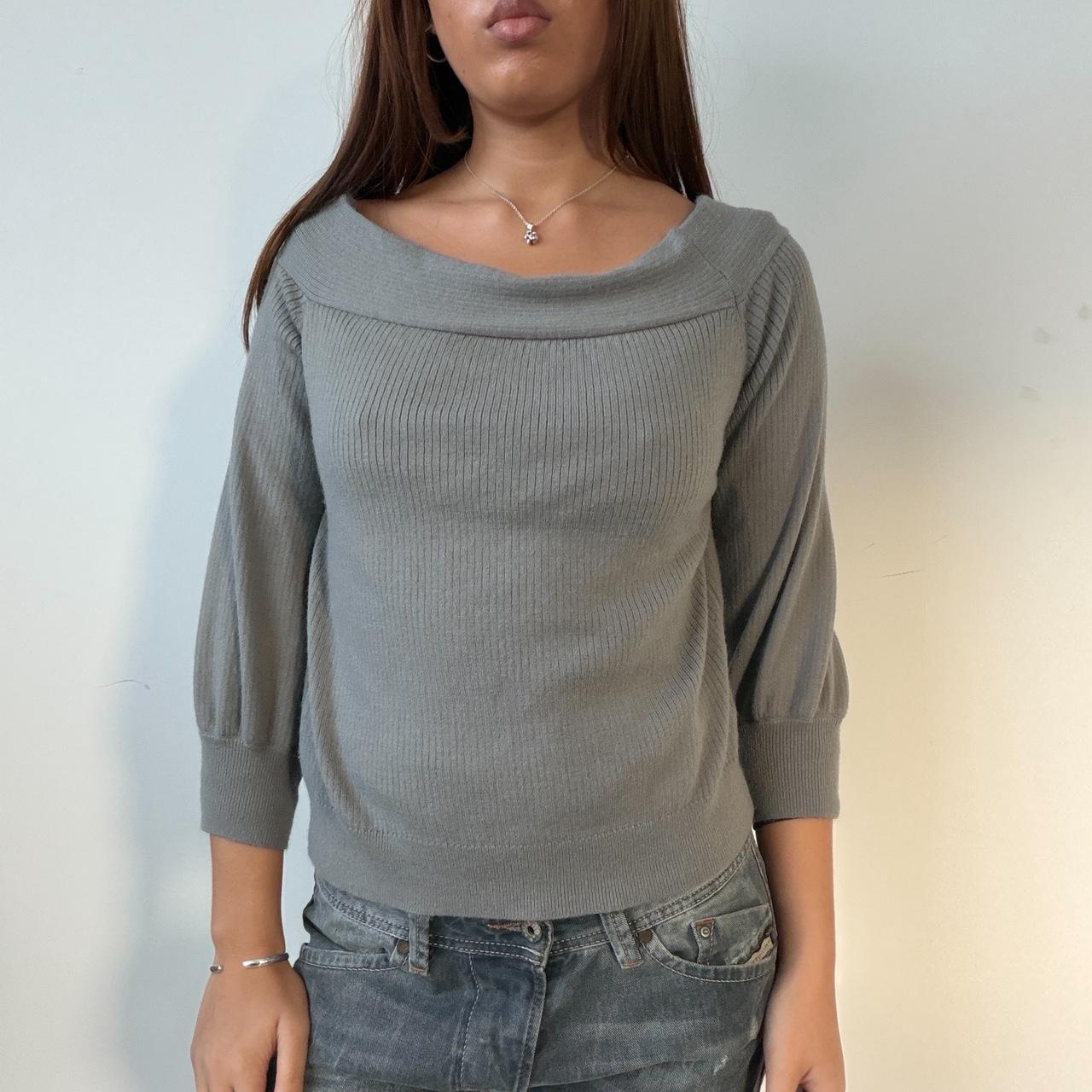 Vintage Grey Knit Jumper