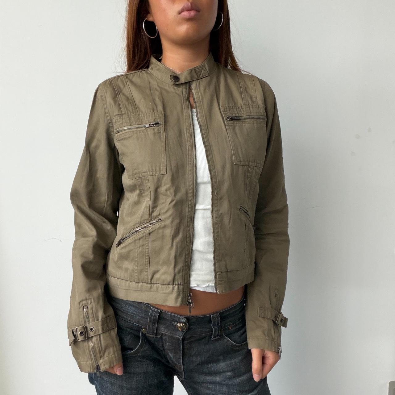 Vintage Khaki Utility Jacket