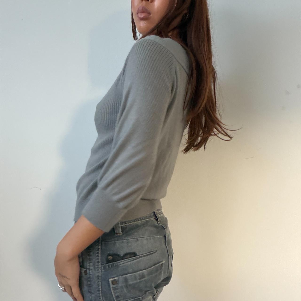 Vintage Grey Knit Jumper