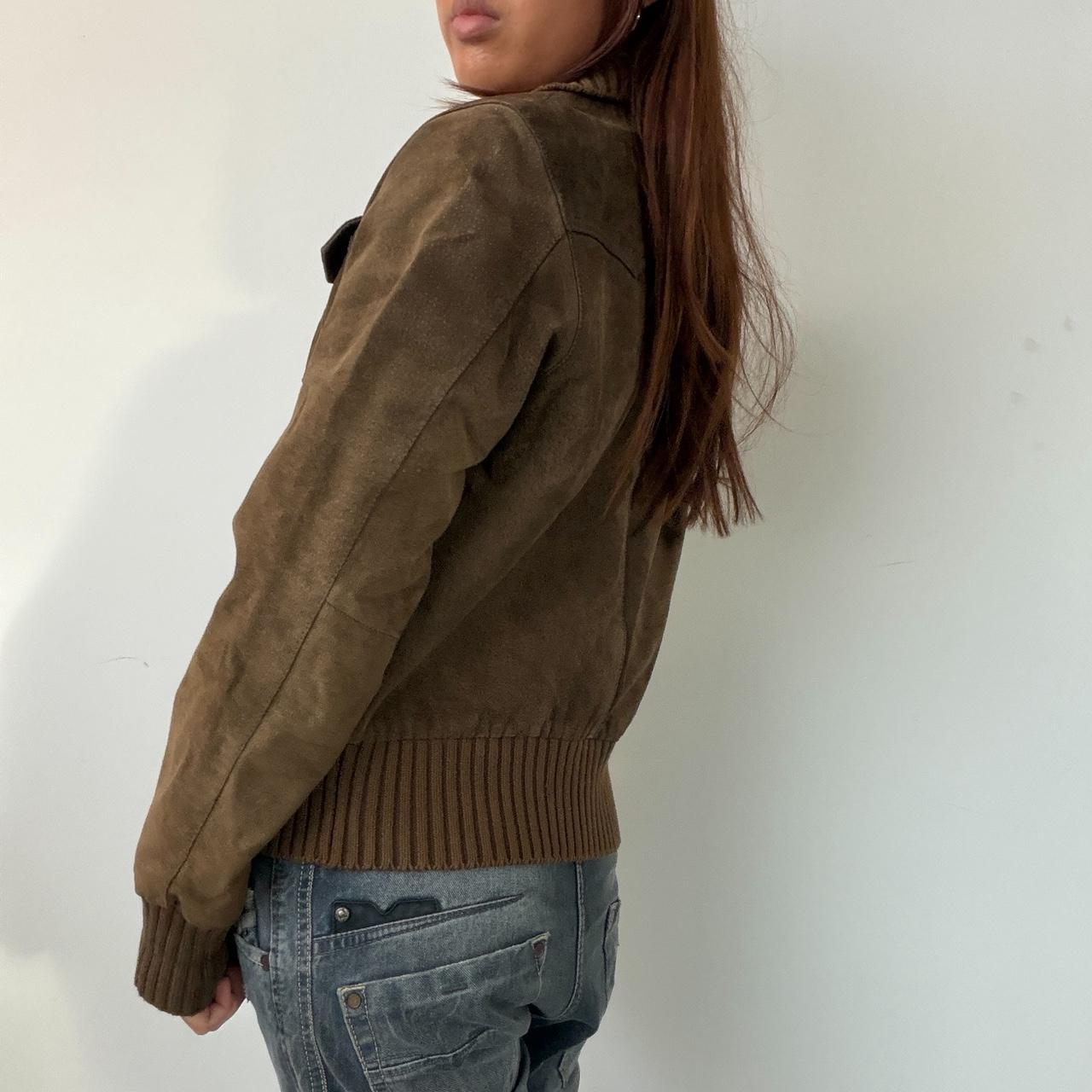 Vintage Brown Suede Jacket