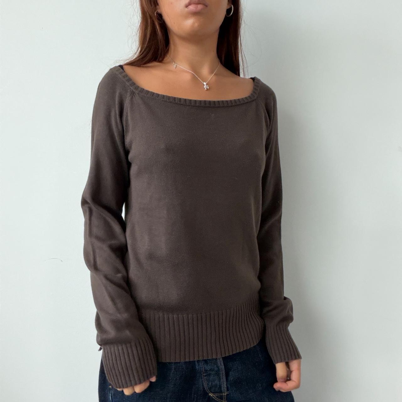 Vintage Brown Knit Jumper