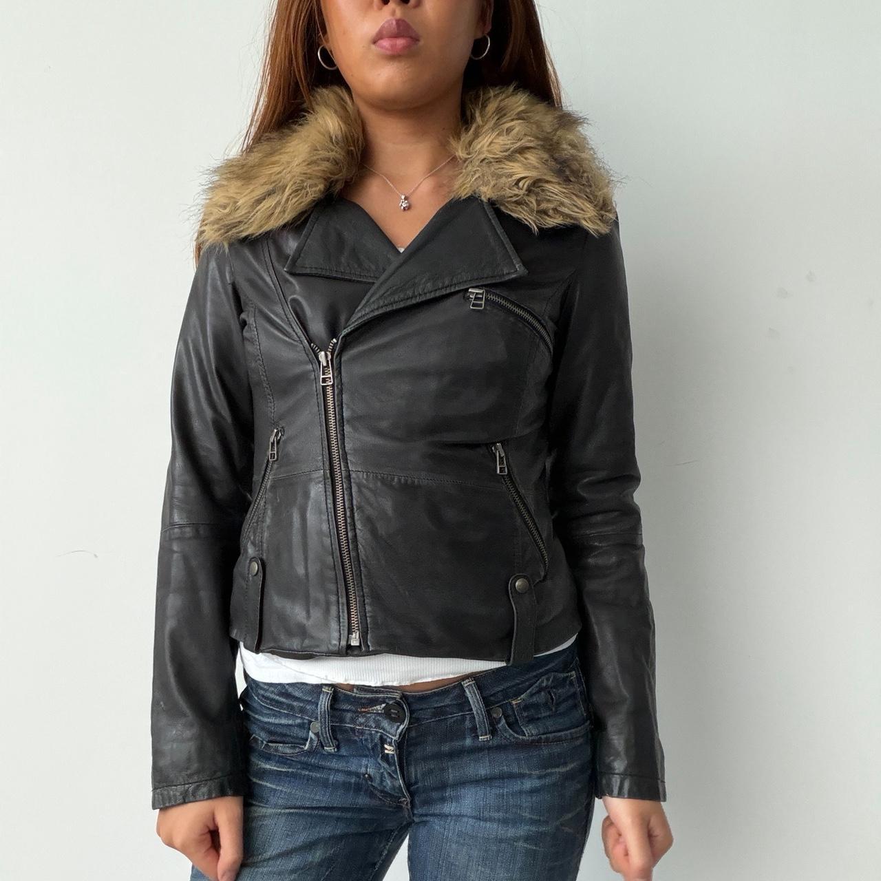 Vintage Black Leather Jacket