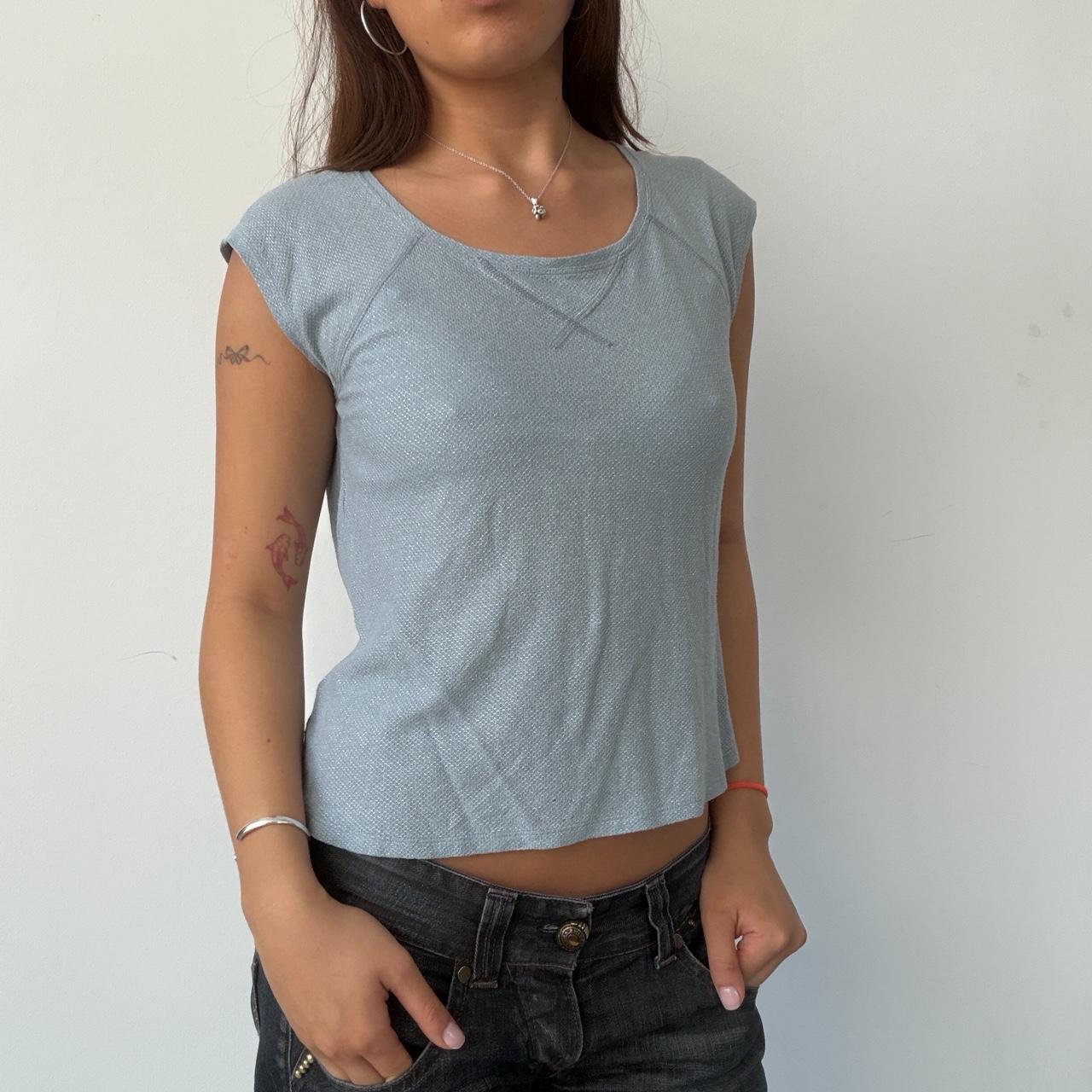 Vintage Blue Comptoir des Cotonniers Top