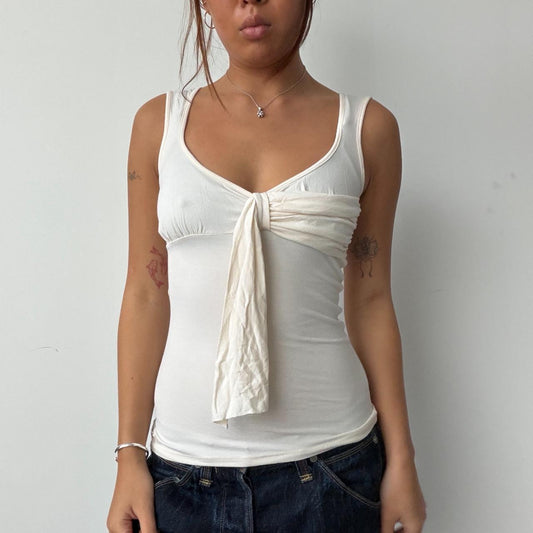 Vintage White Cream Top