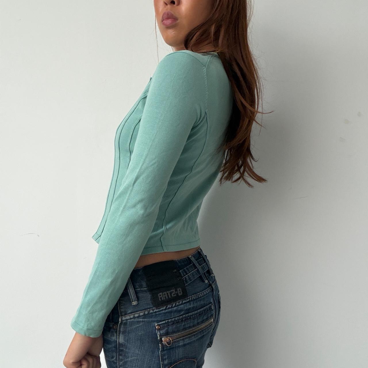 Vintage Turquoise Zip Up