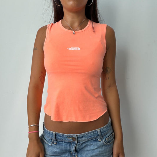Vintage Neon Orange Tank Top
