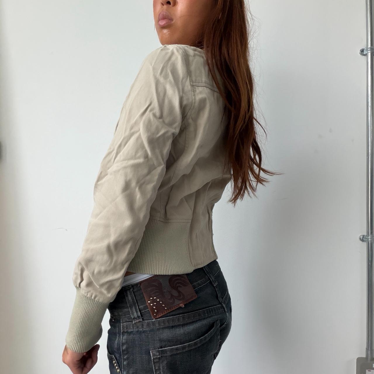 Vintage Beige Military Jacket