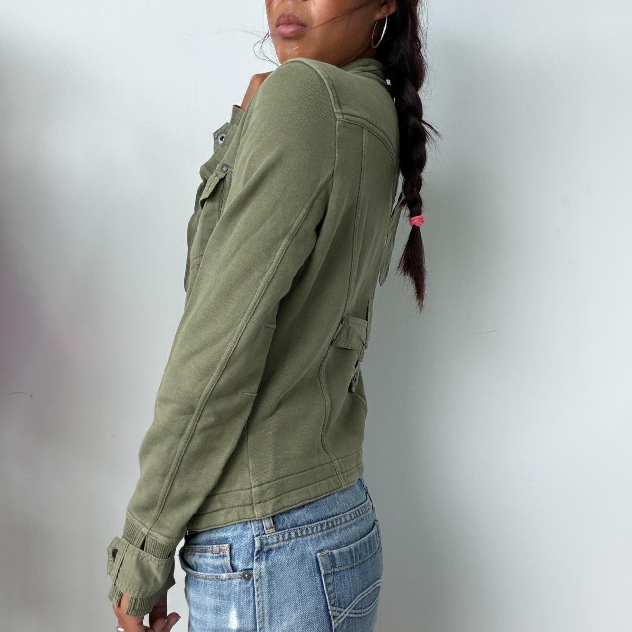 Vintage Green Button Up Jacket