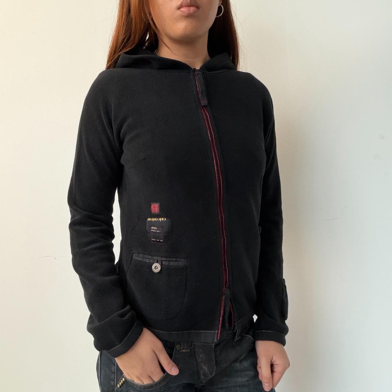 Vintage Cop Copine Black Zip Up