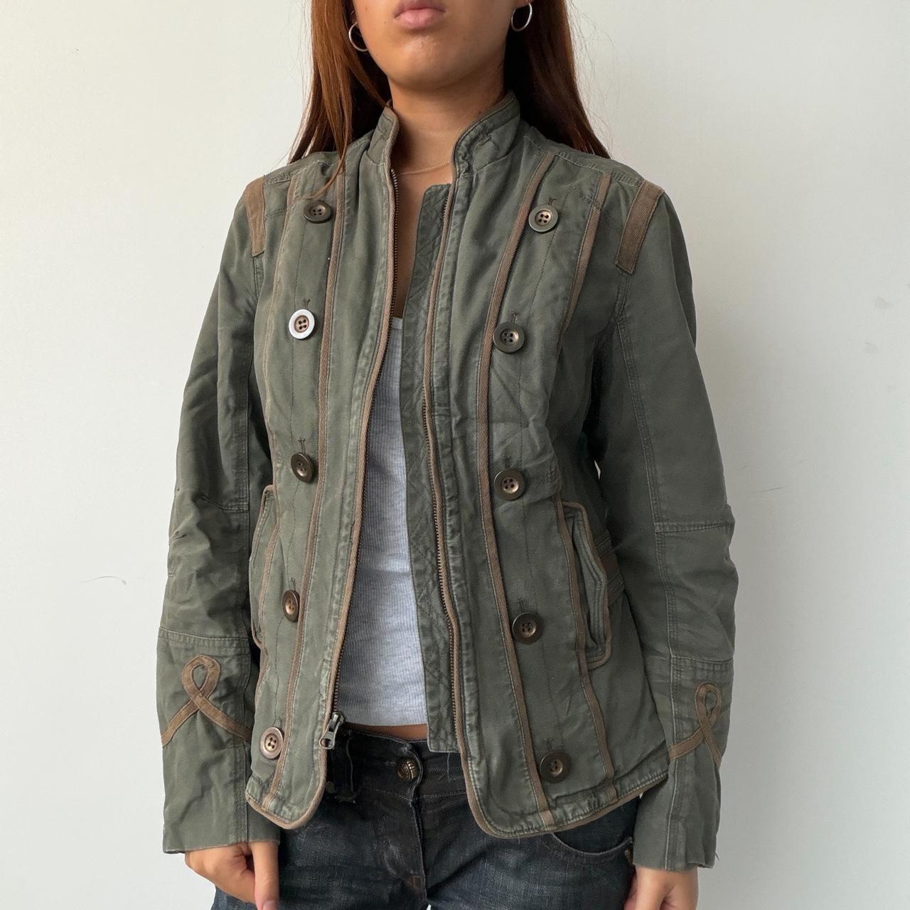 Vintage Khaki Utility Jacket