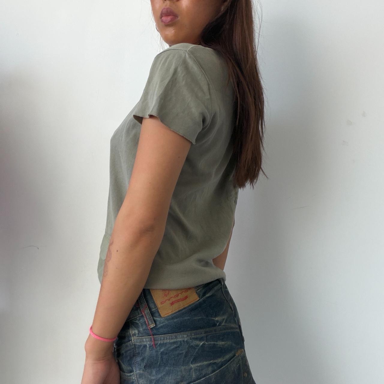 Vintage Khaki Cop Copine Top