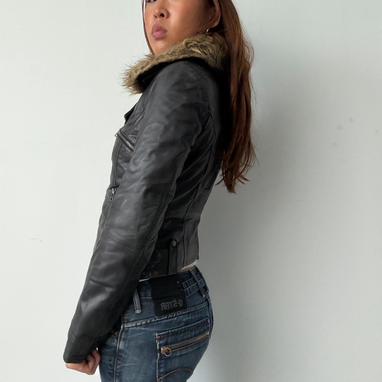 Vintage Black Leather Jacket