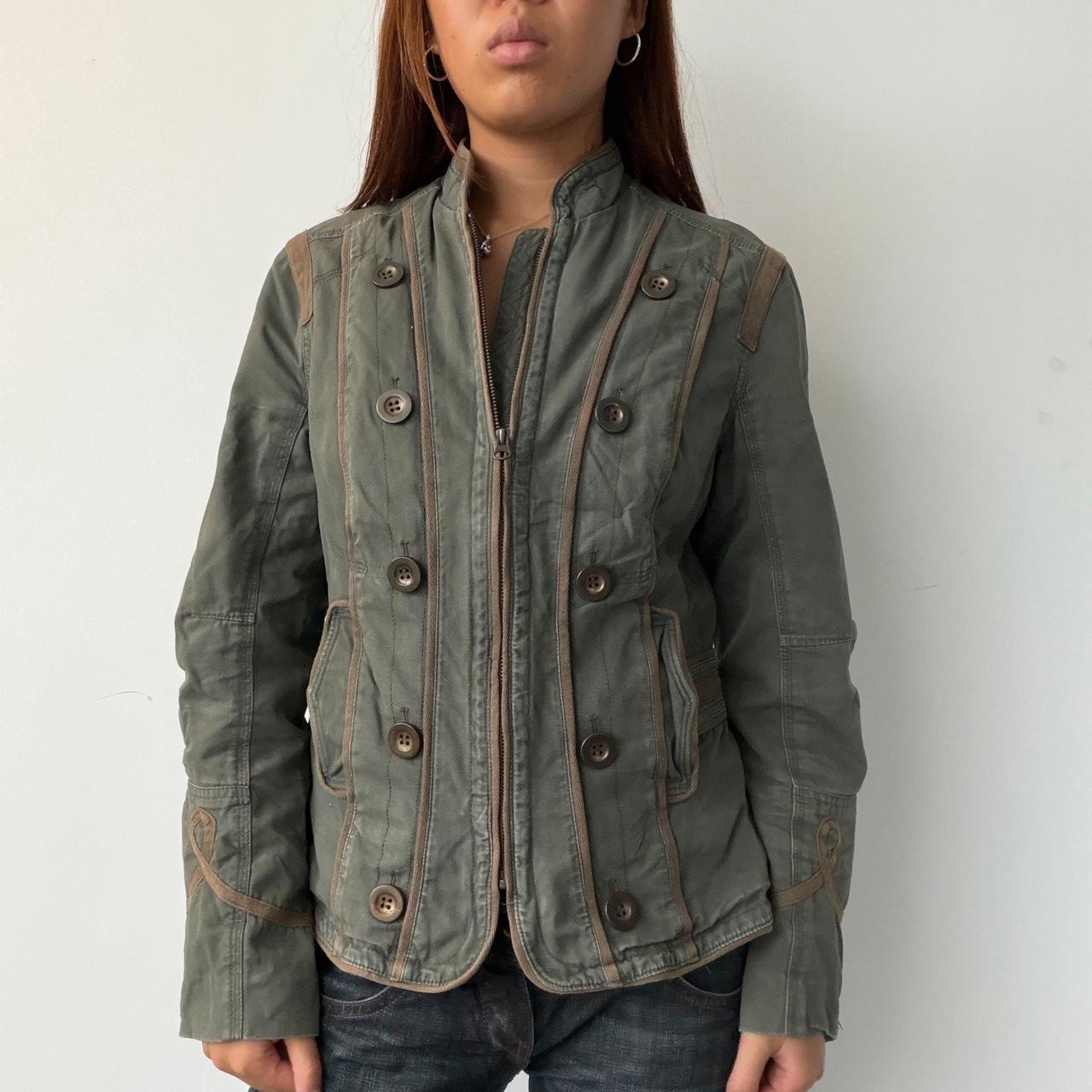 Vintage Khaki Utility Jacket