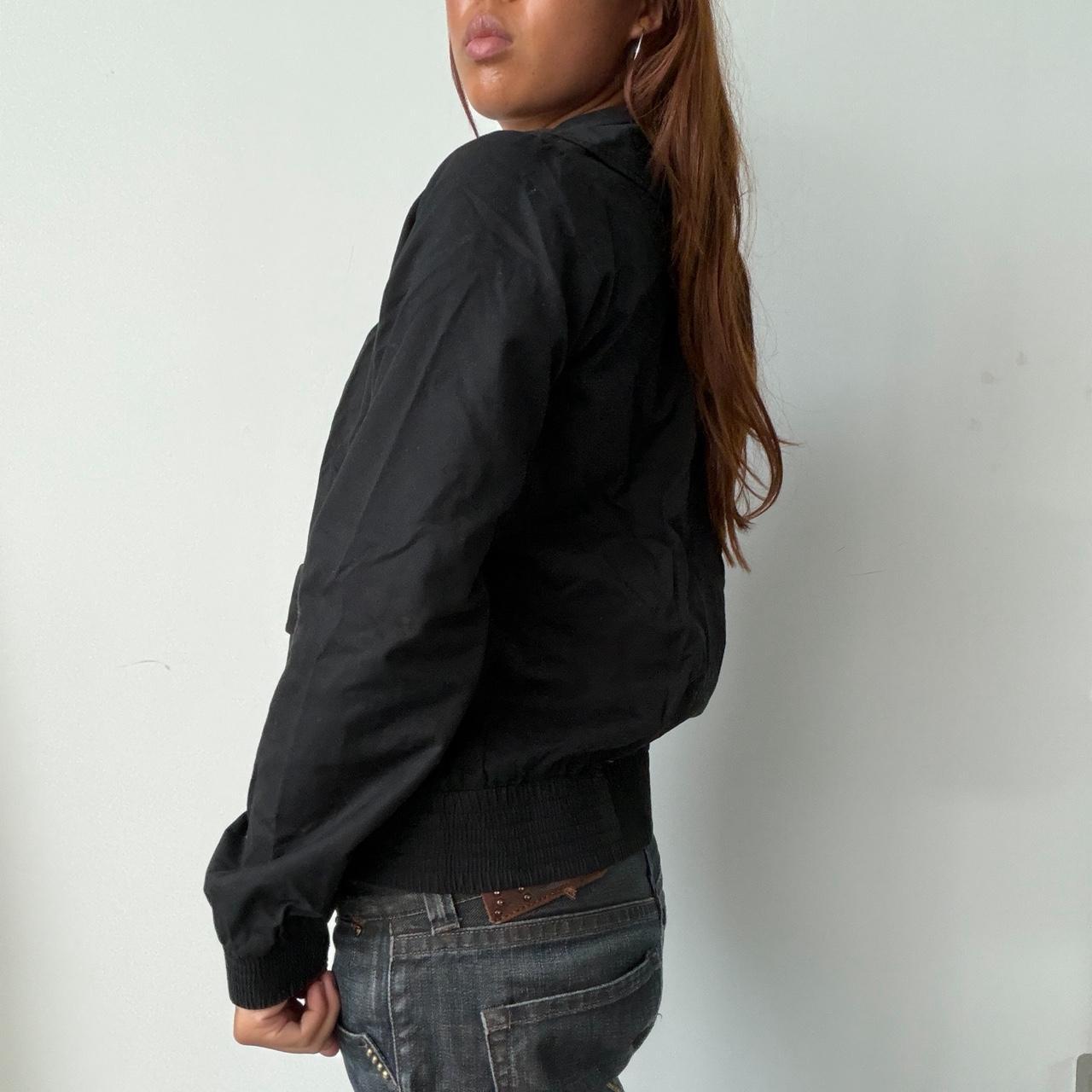 Vintage Black Button-Up Jacket
