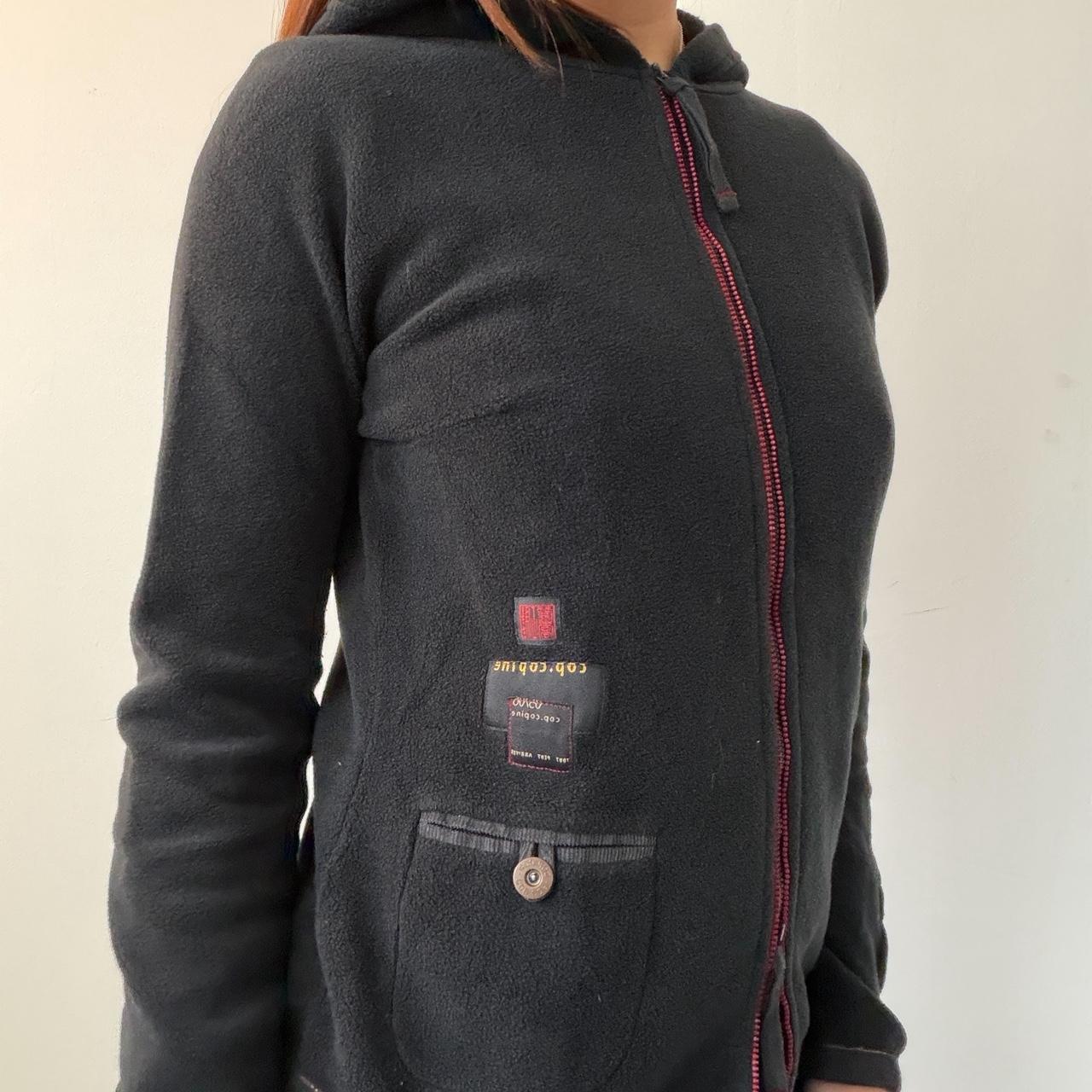 Vintage Cop Copine Black Zip Up