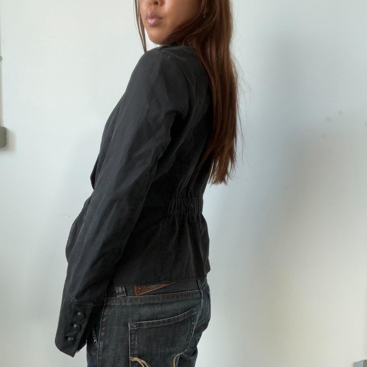 Vintage Black Military Jacket