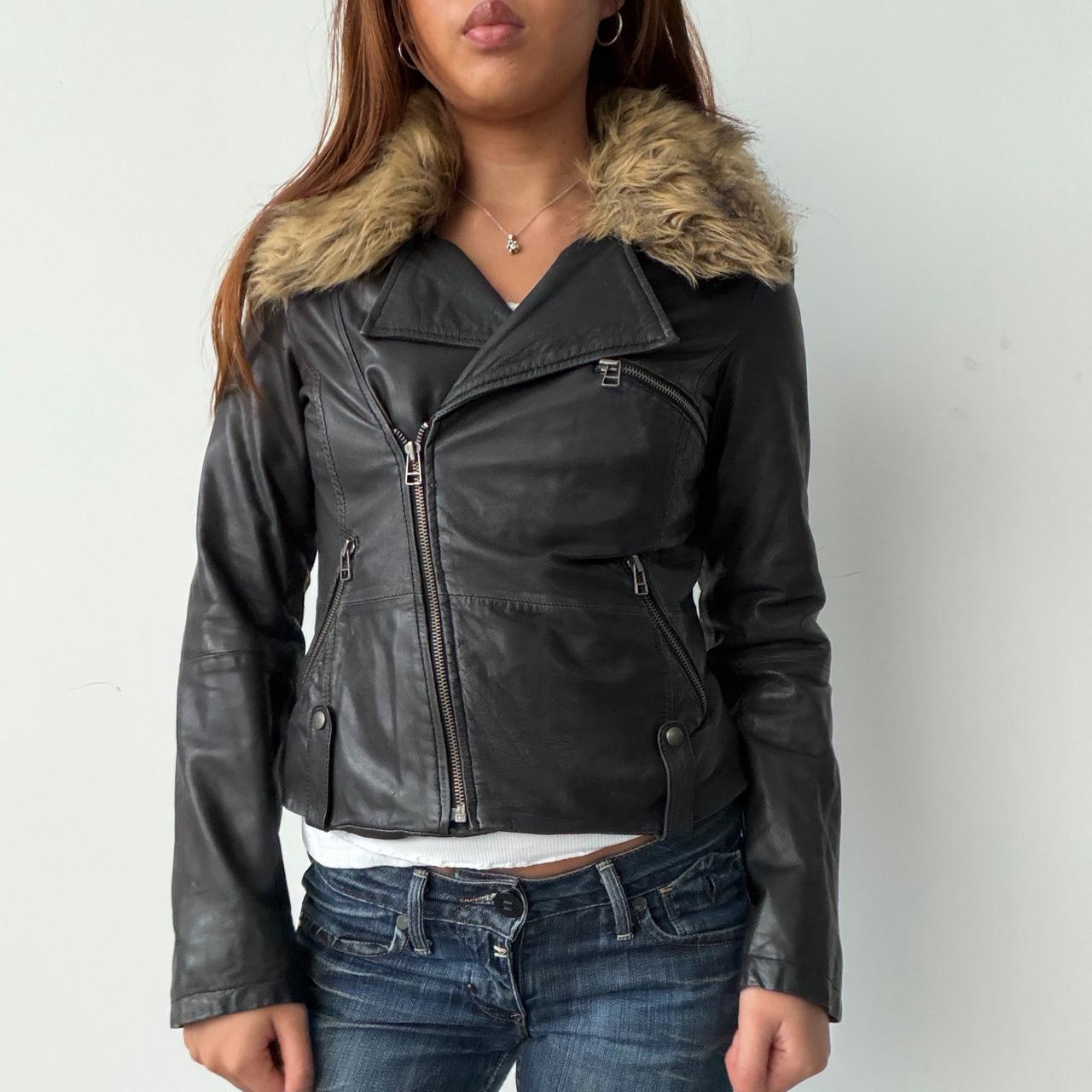 Vintage Black Leather Jacket