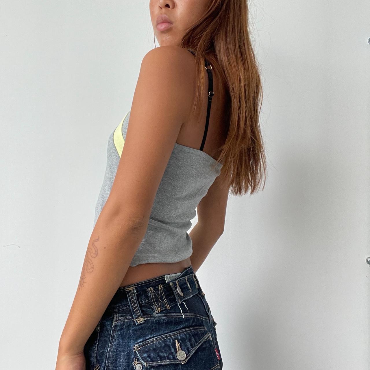 Vintage Grey Halter Top