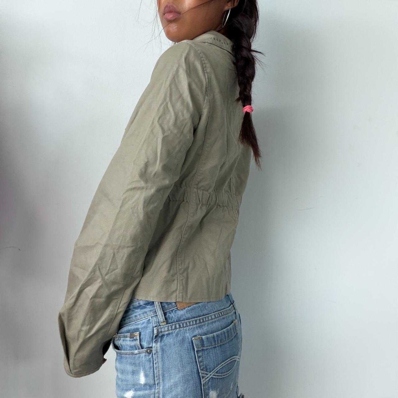 Vintage Green Button Up Jacket