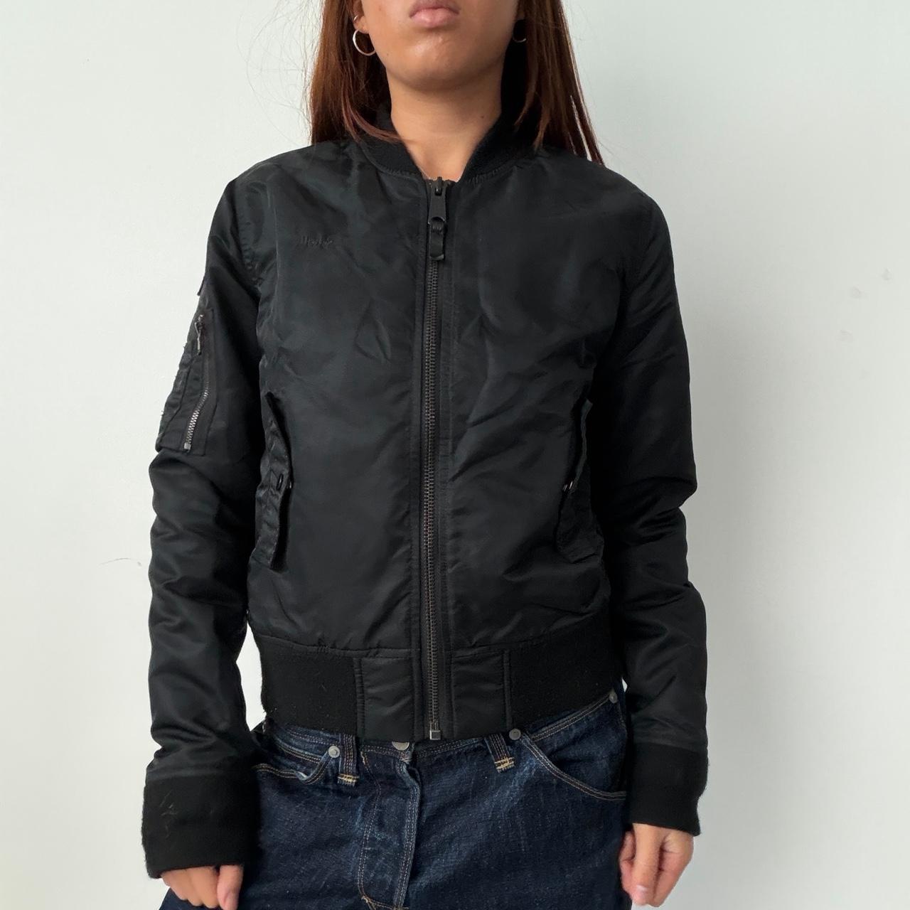 Vintage Black Bomber Jacket