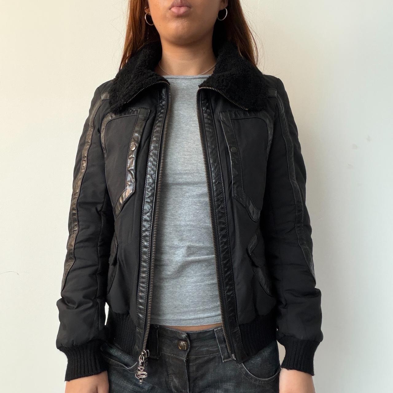 Vintage Leather Zip Up