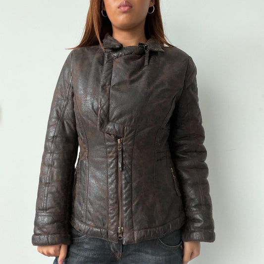 Vintage Brown Padded Jacket