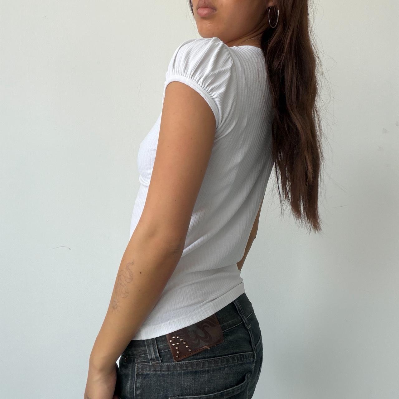 Vintage White Cop Copine Top