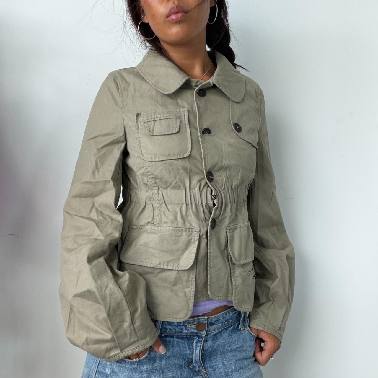 Vintage Green Button Up Jacket