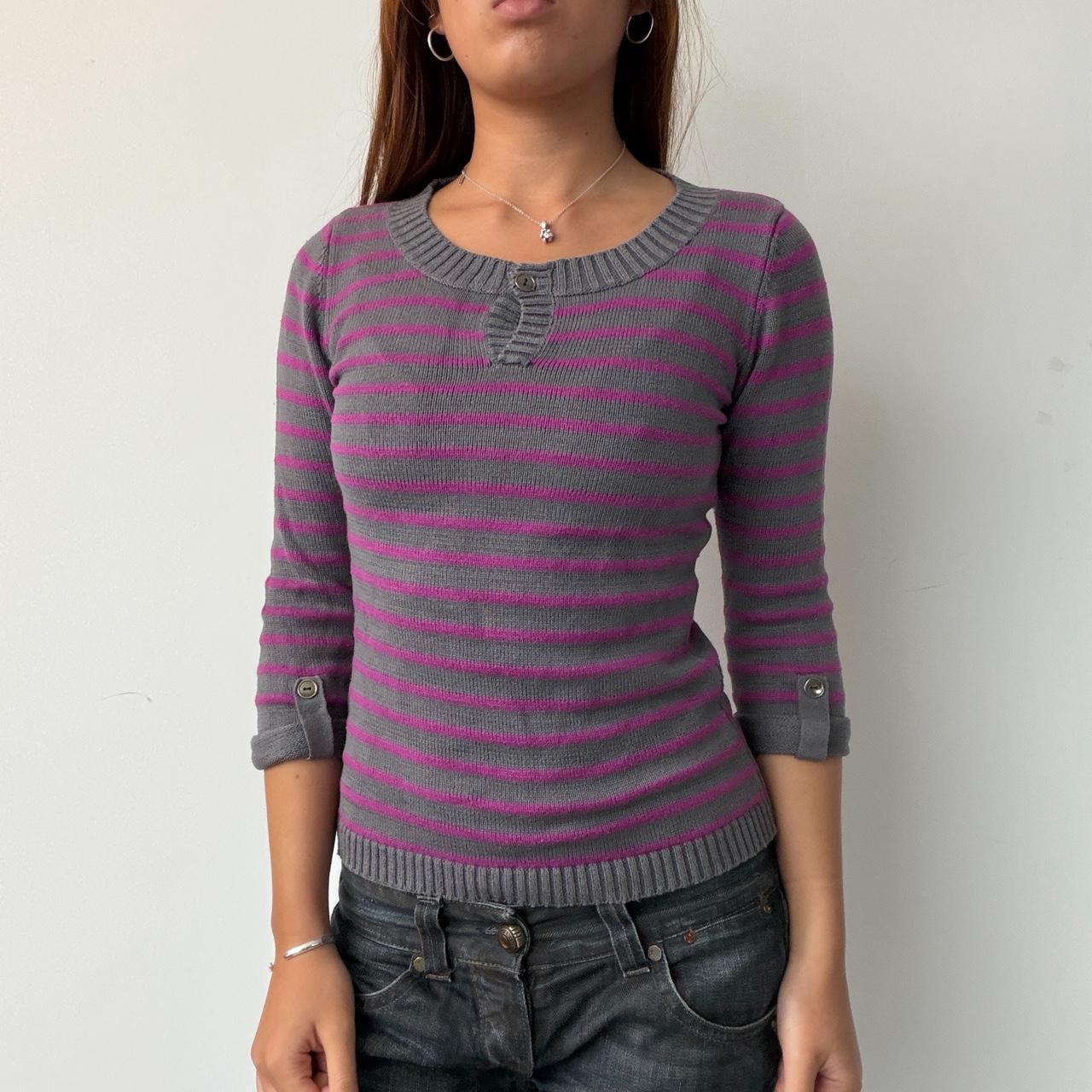 Vintage Grey Knit Jumper
