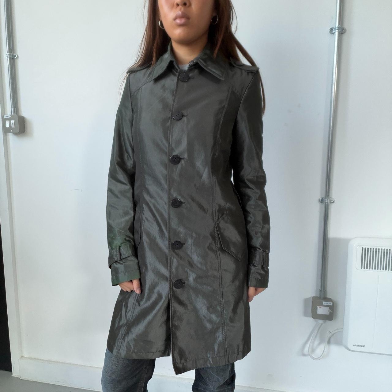 Vintage Grey Trench Coat