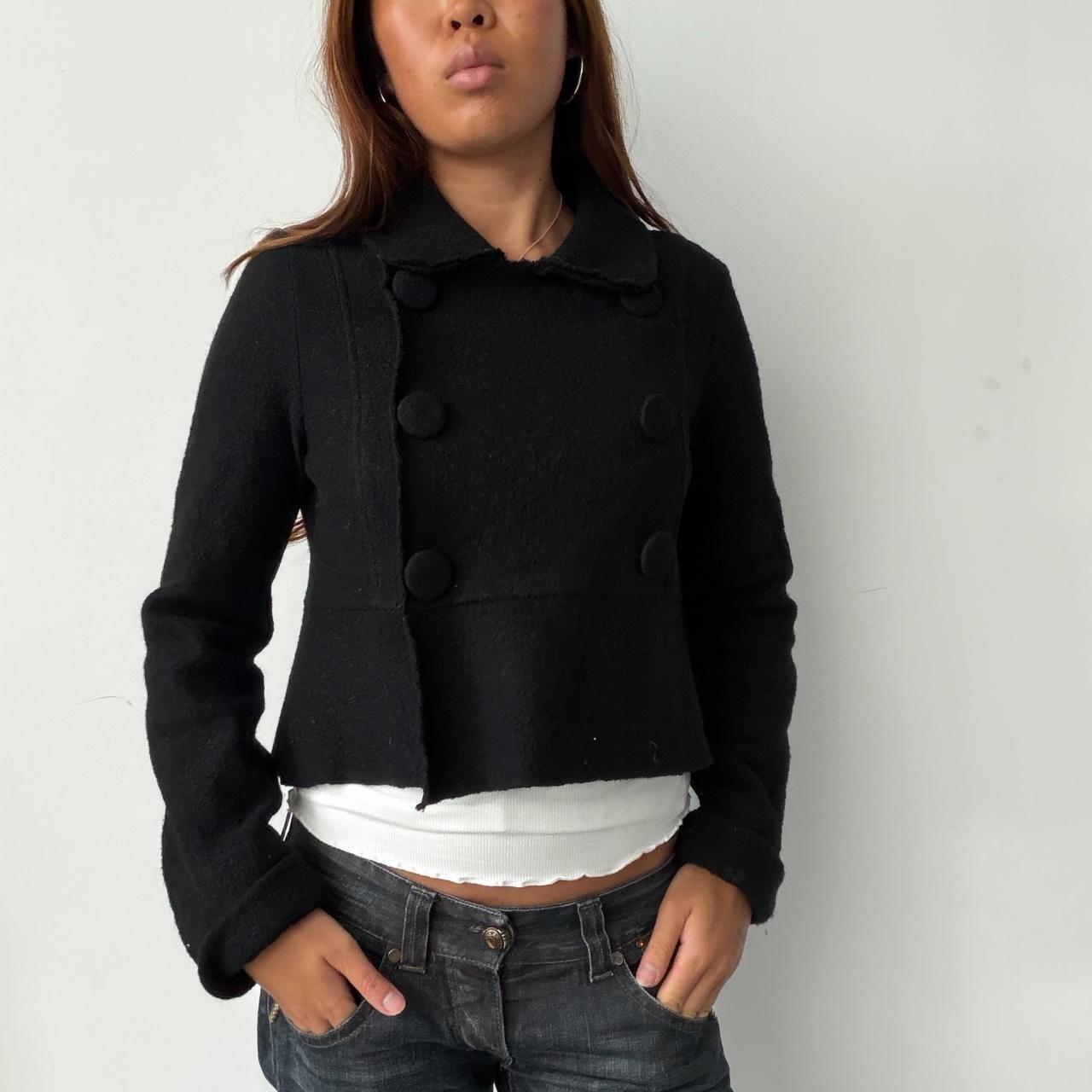 Vintage Black Knit Jacket