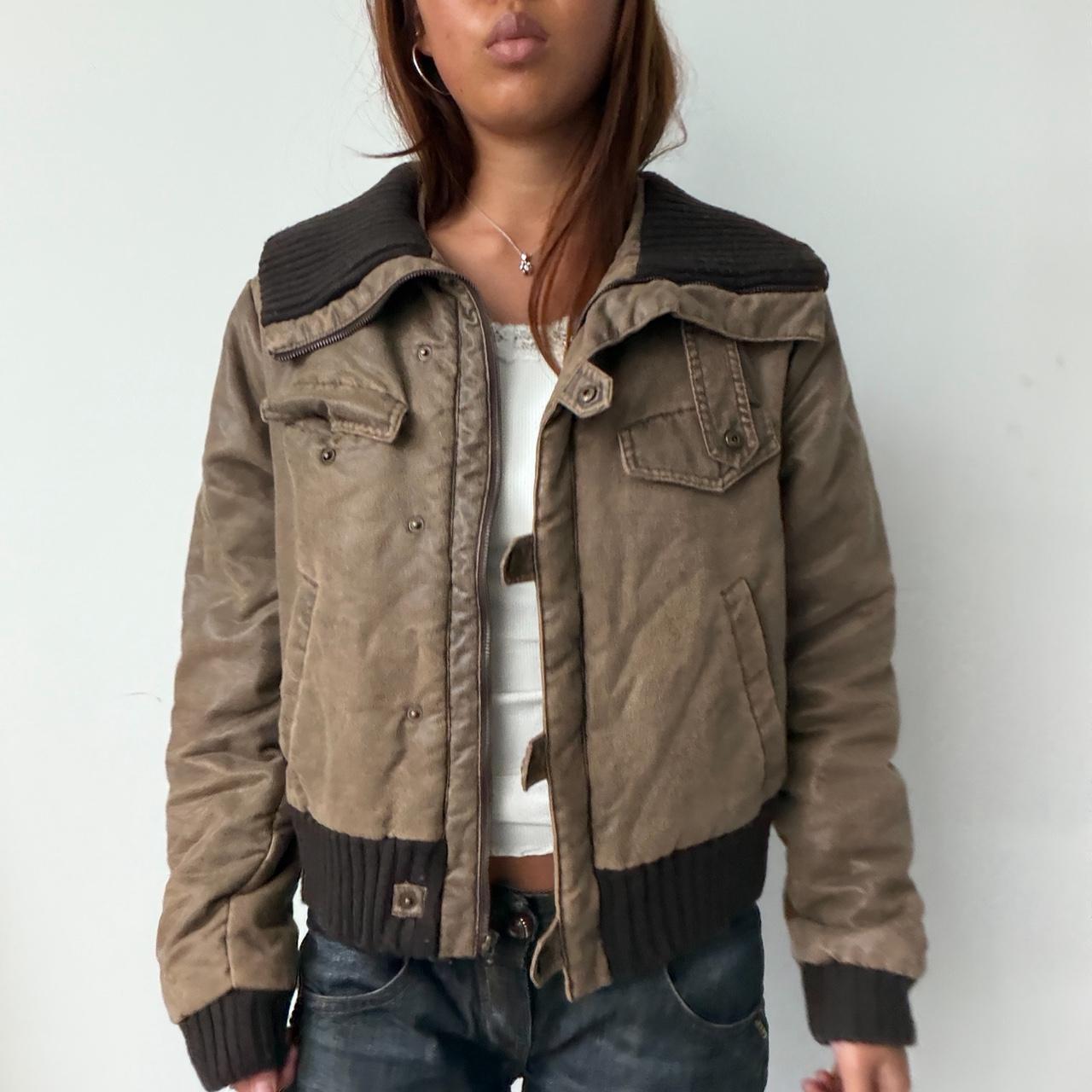 Vintage Brown Padded Jacket
