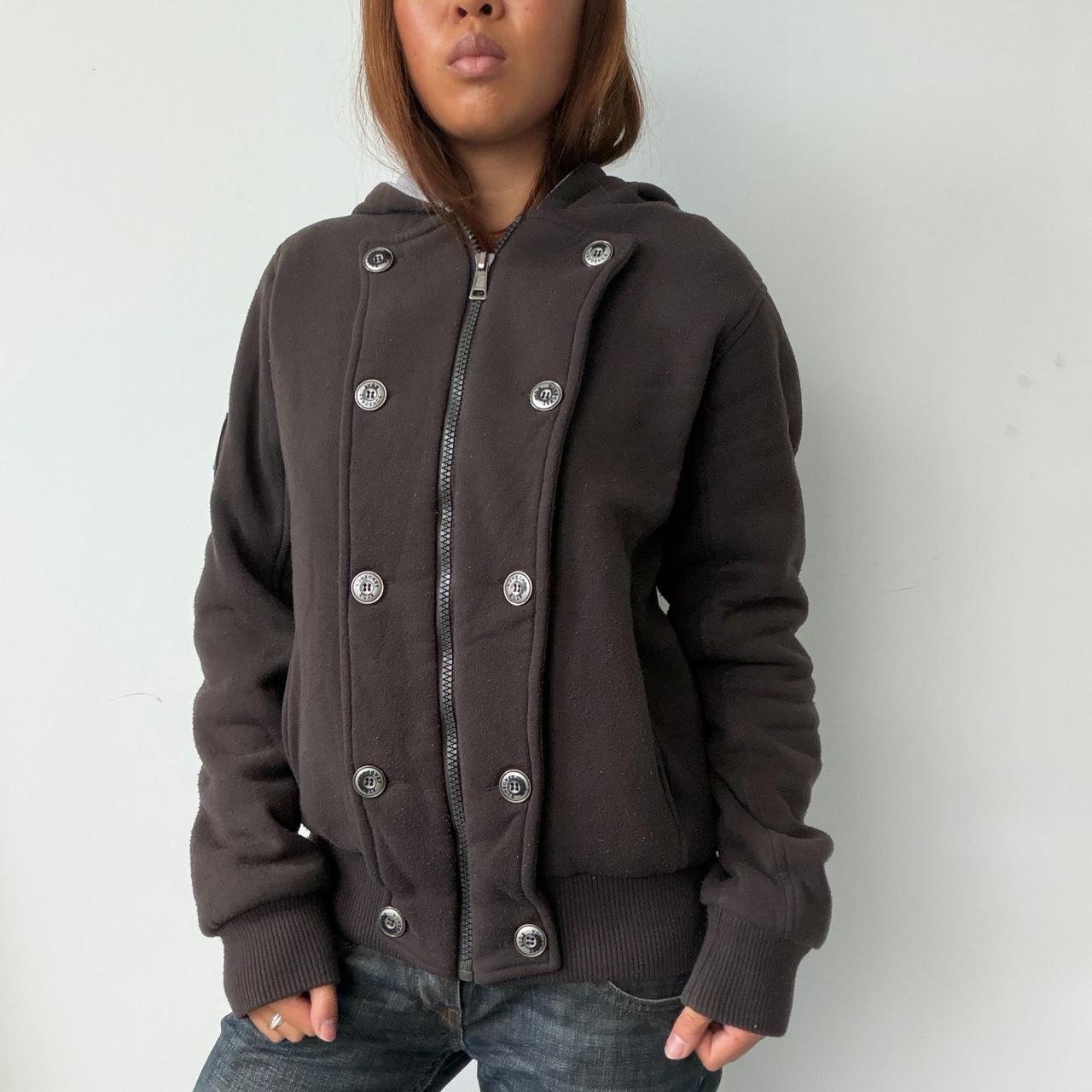Vintage Brown Military Jumper