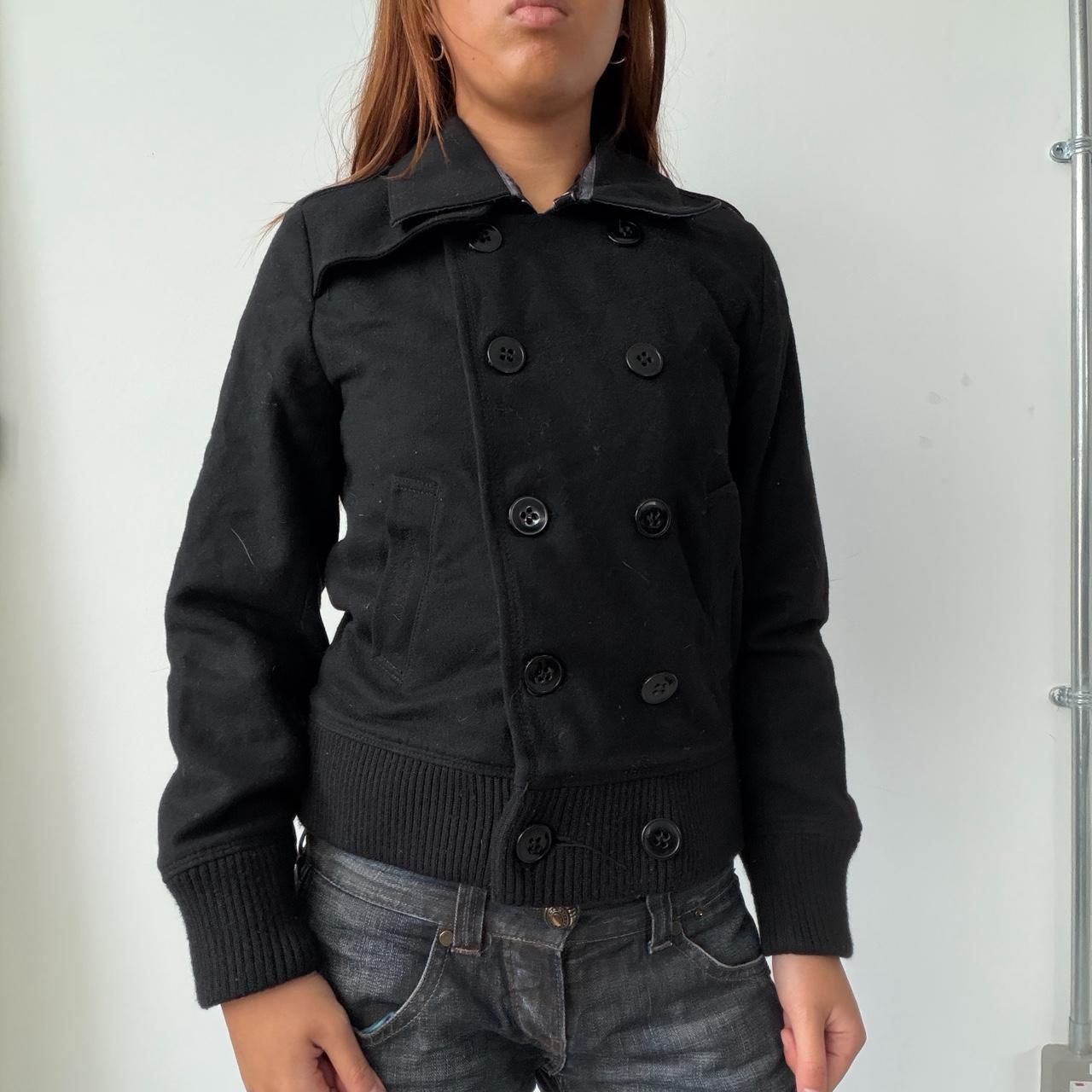 Vintage Black Wool Jacket