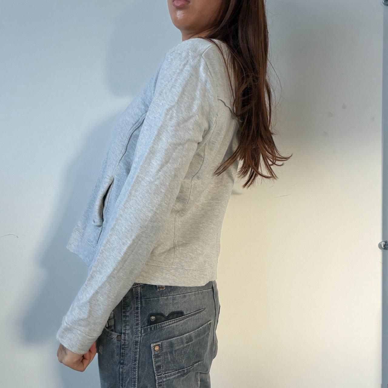 Vintage Grey Asymmetric Jumper
