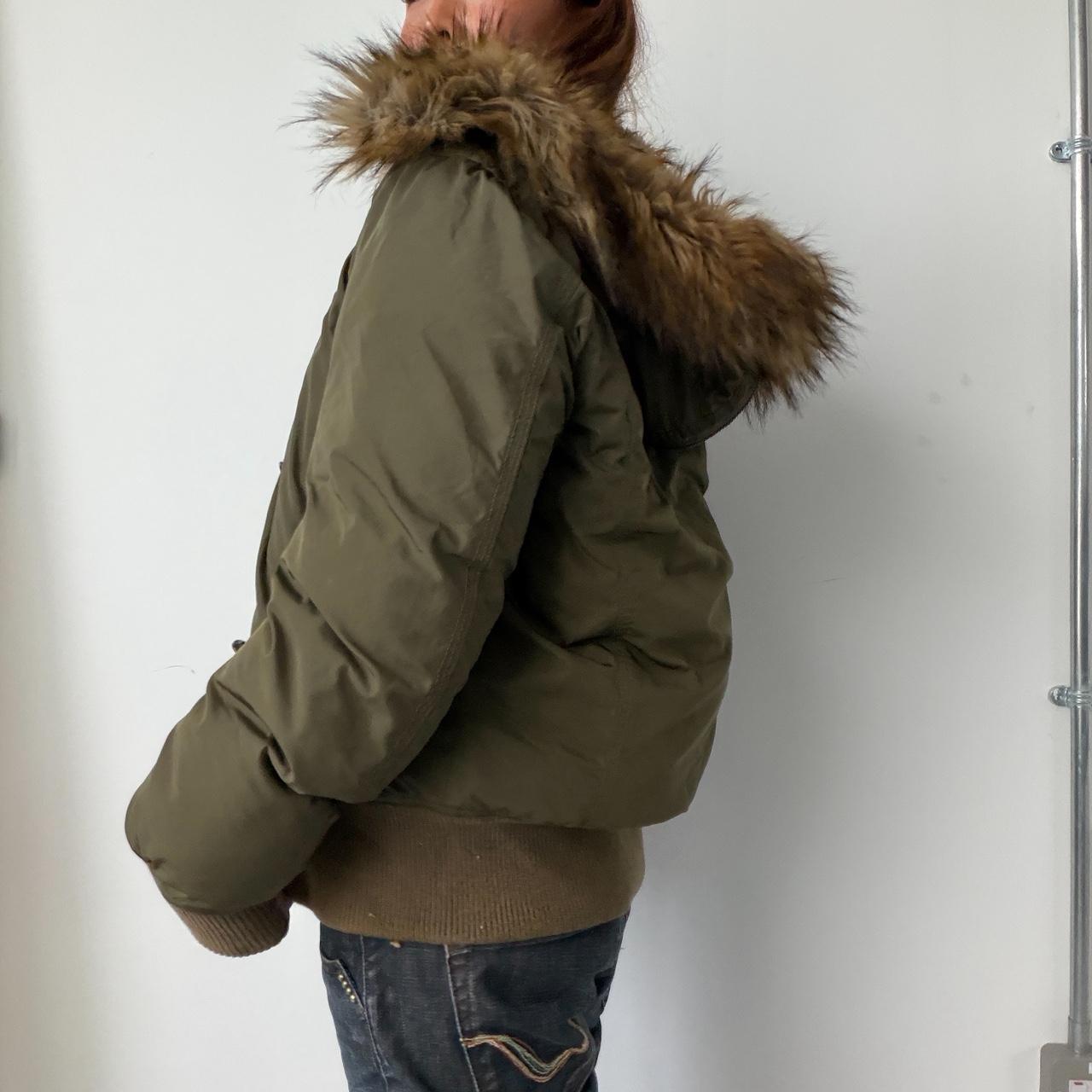Vintage Khaki Diesel Puffer Jacket