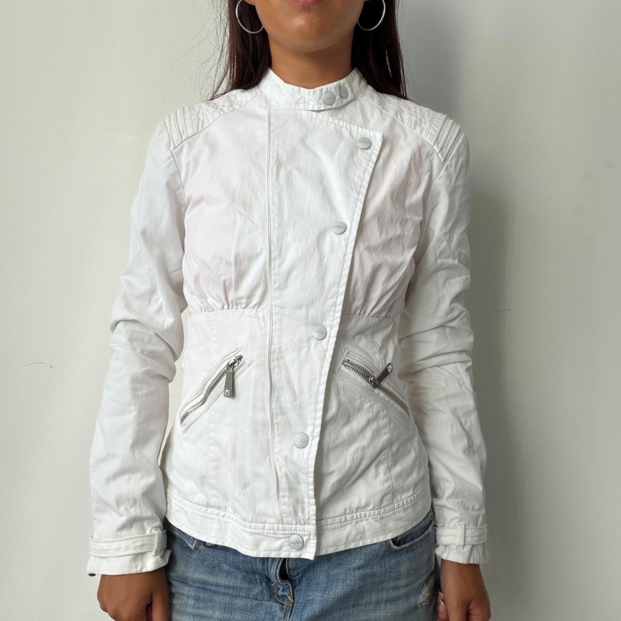 Vintage Diesel White Utility Jacket