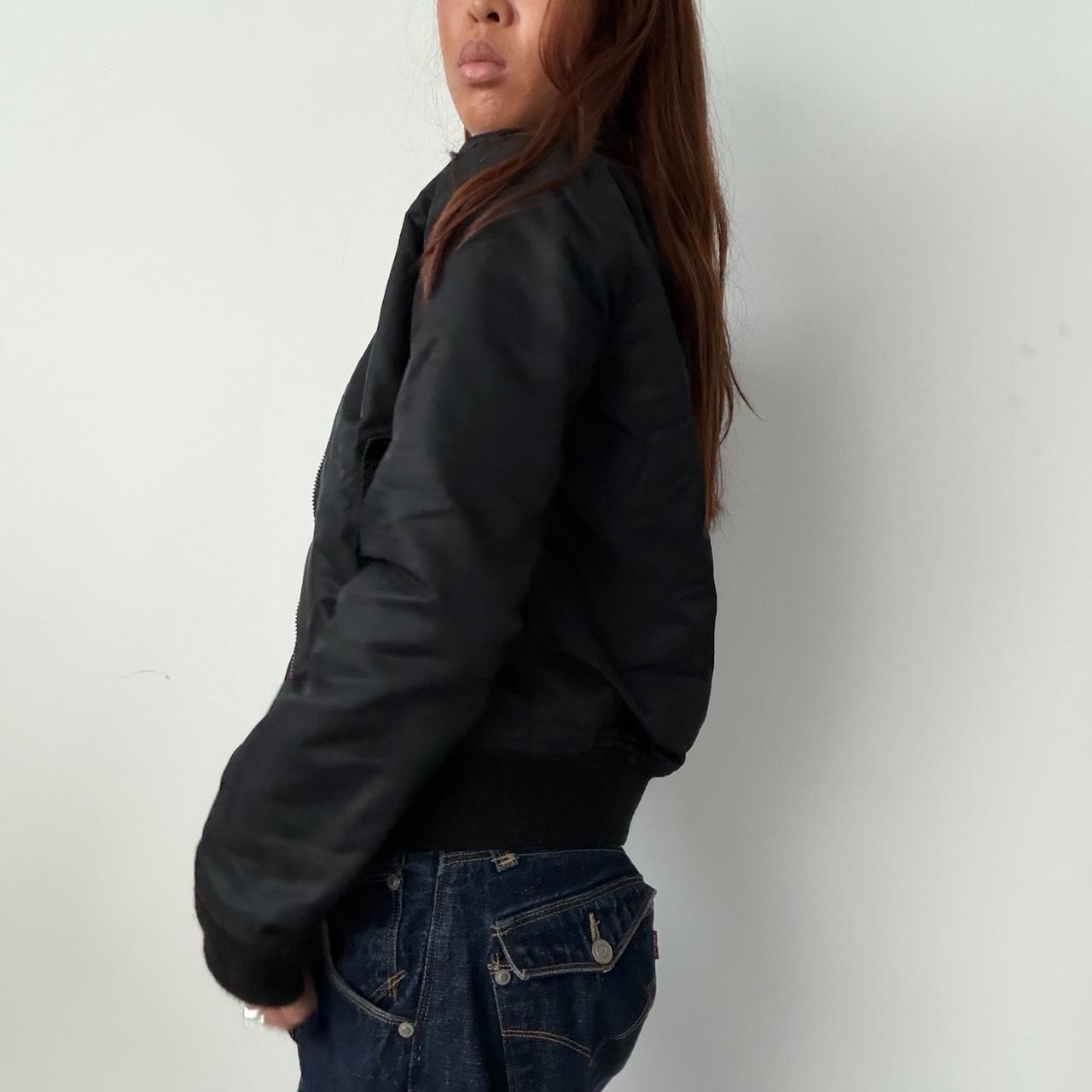 Vintage Black Bomber Jacket