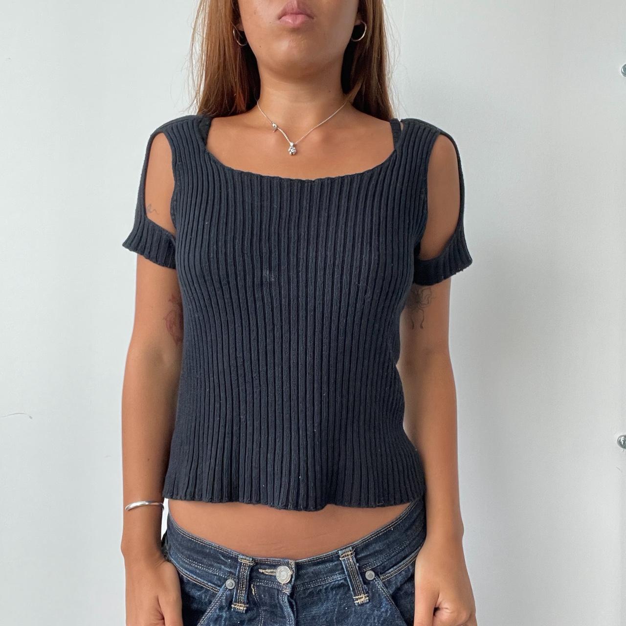 Vintage Black Cop Copine Top
