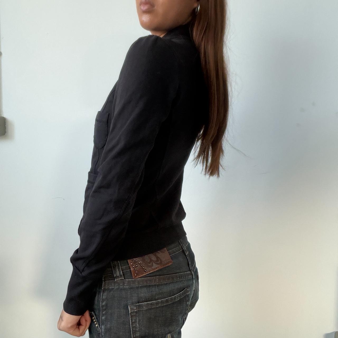 Vintage Black Button Up Blazer