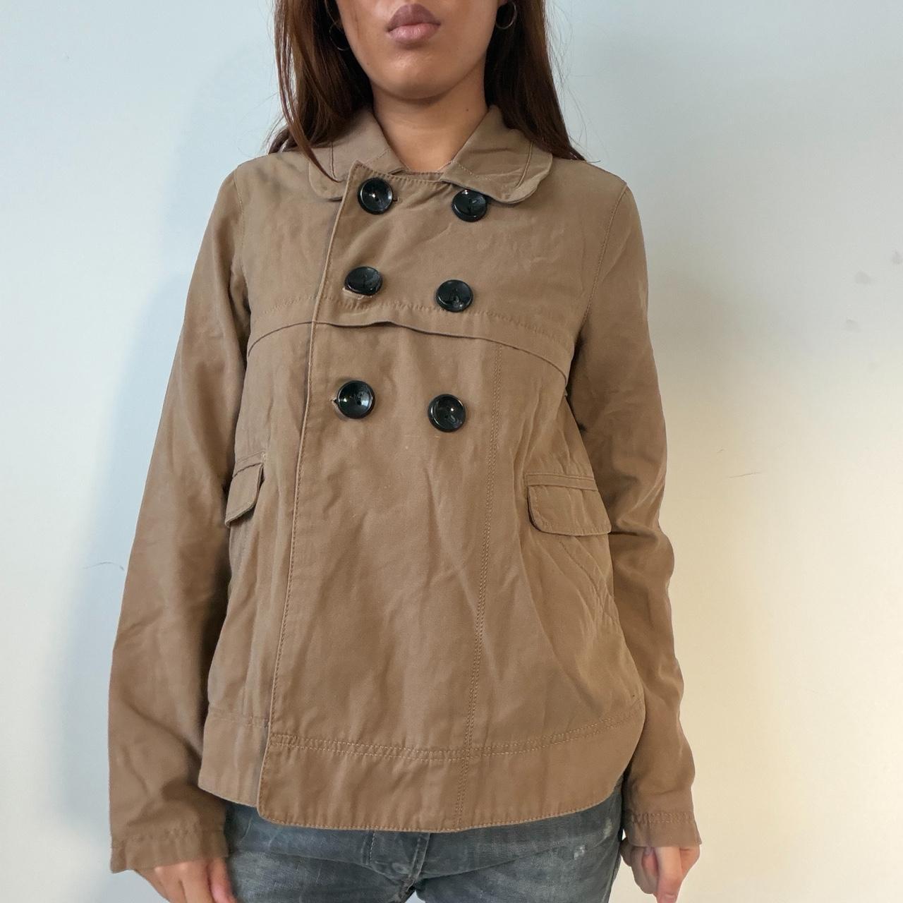 Vintage Tan Peacoat