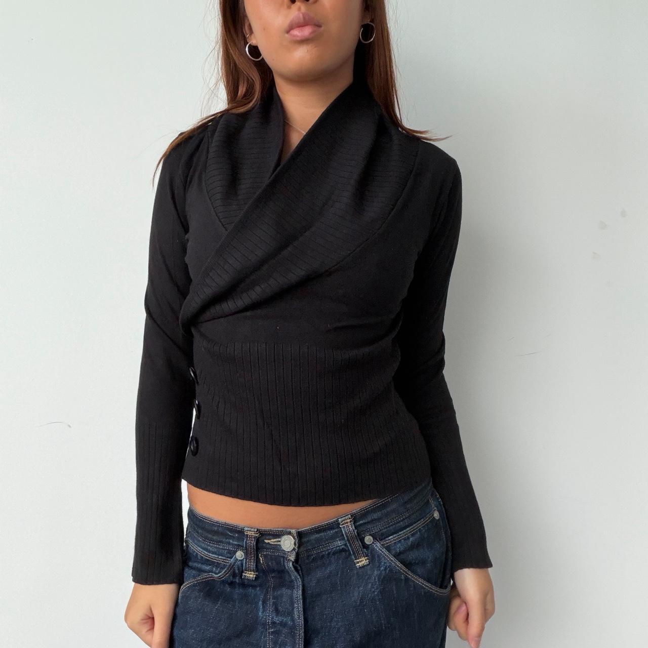 Vintage Black Knit Jumper