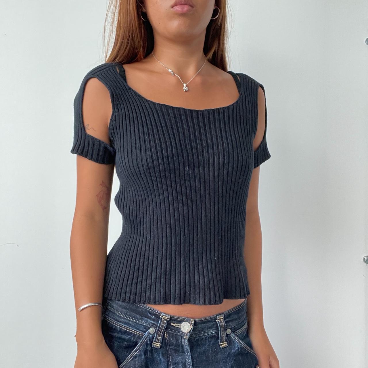 Vintage Black Cop Copine Top