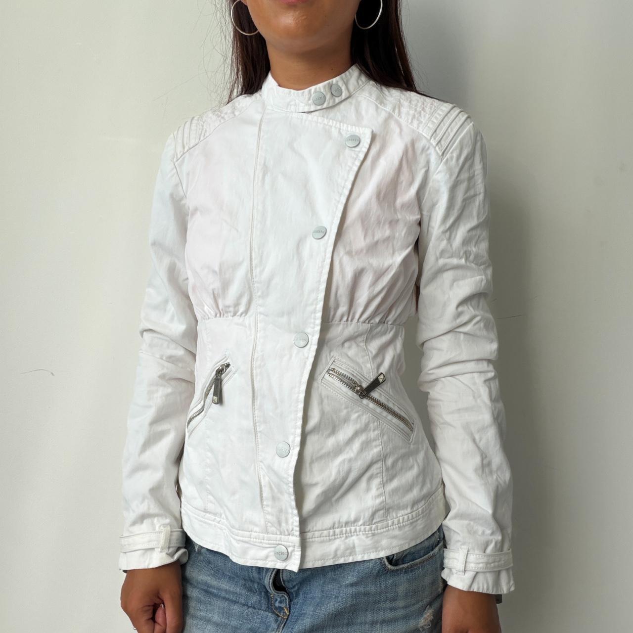 Vintage Diesel White Utility Jacket