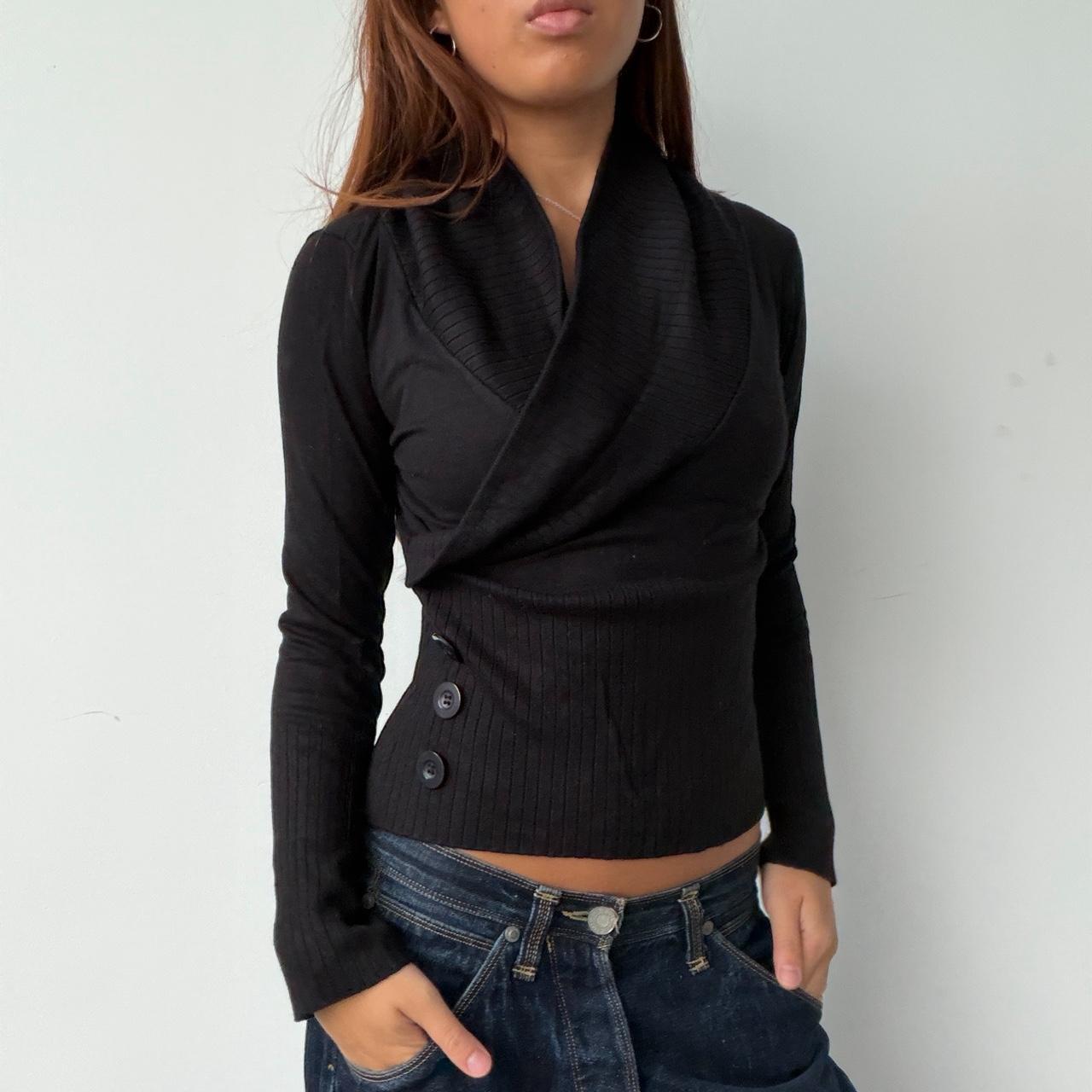 Vintage Black Knit Jumper