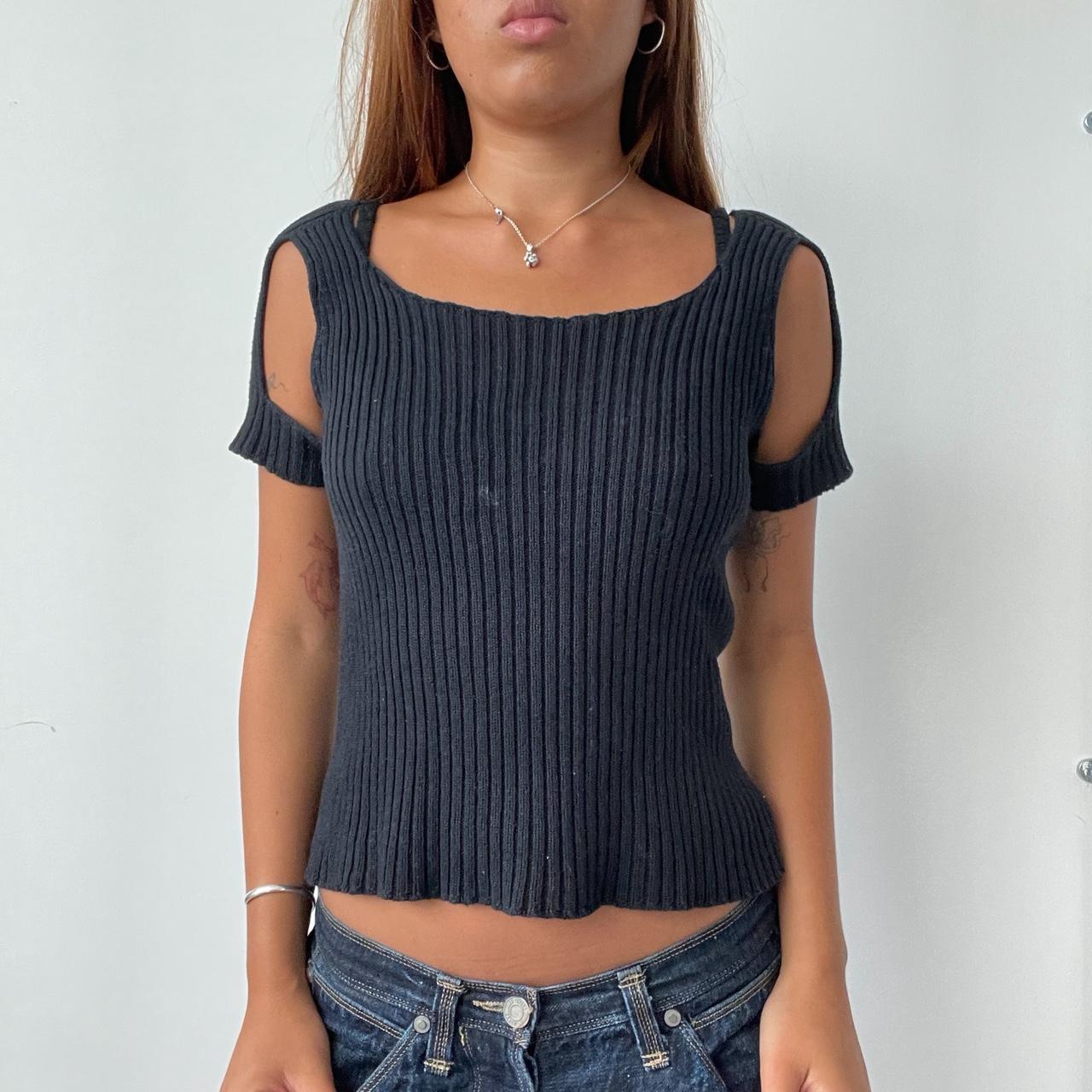 Vintage Black Cop Copine Top