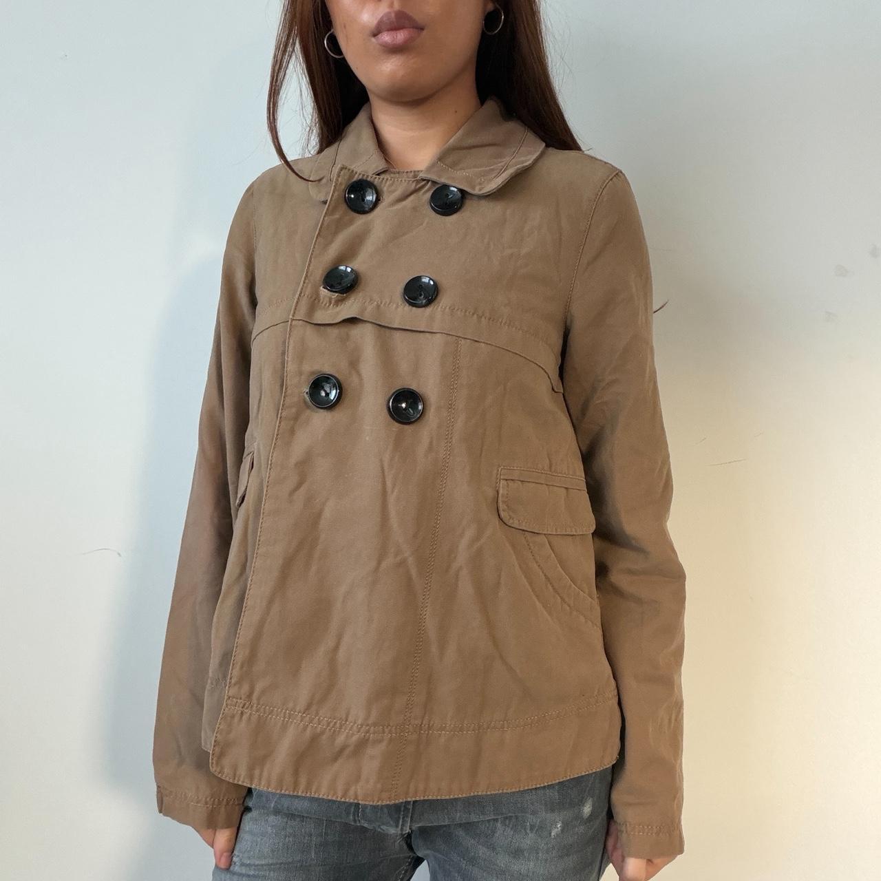 Vintage Tan Peacoat