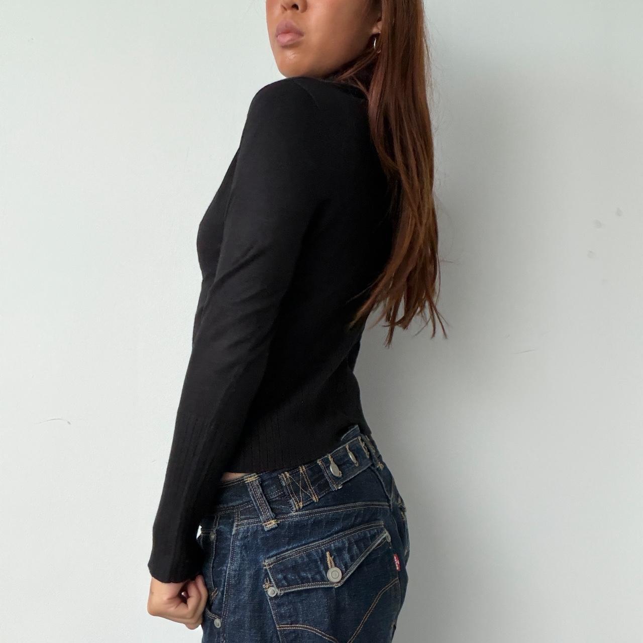 Vintage Black Knit Jumper