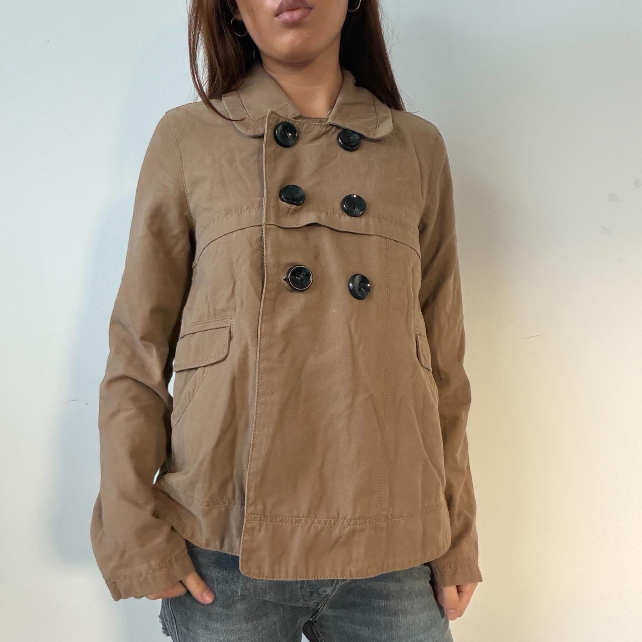 Vintage Tan Peacoat