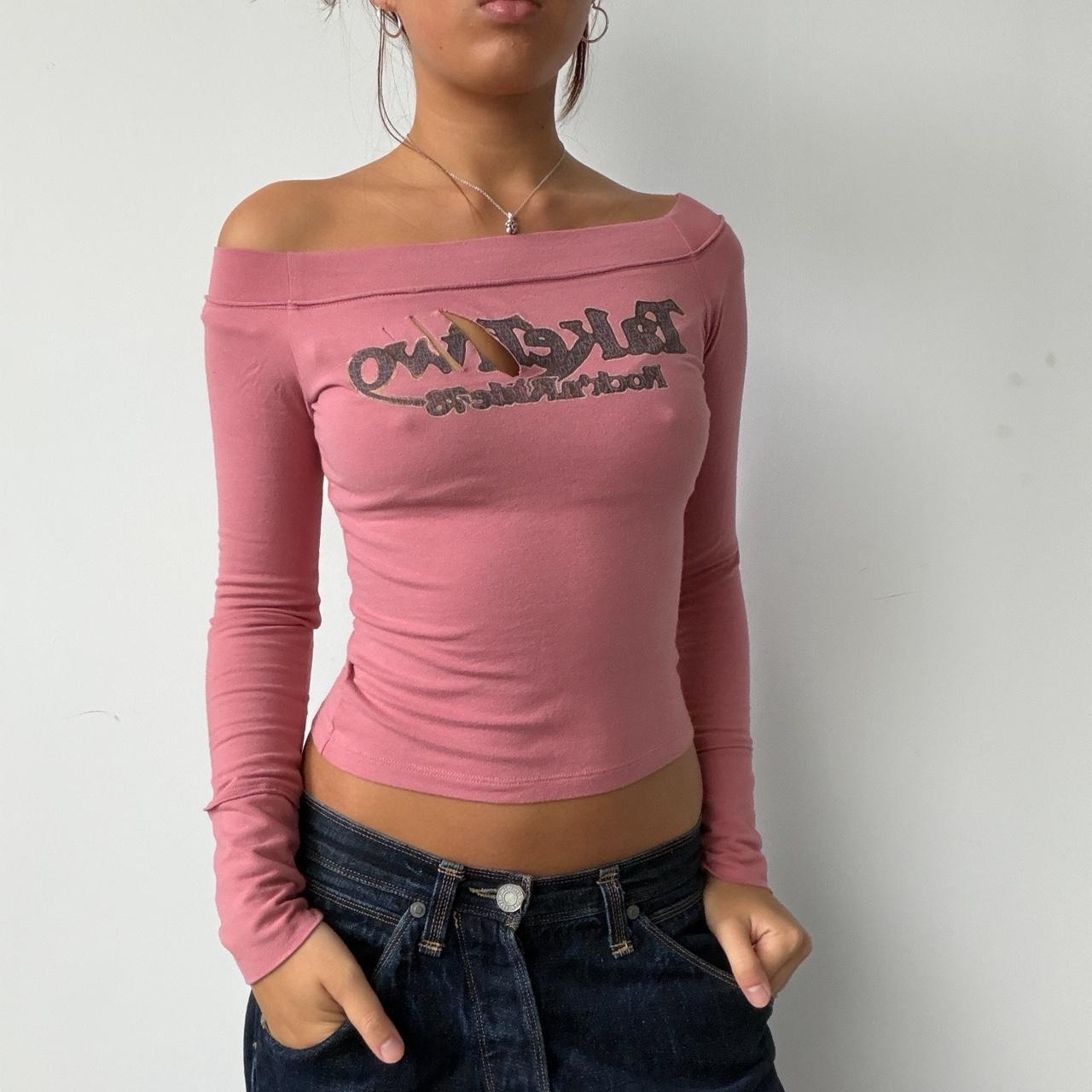 Vintage Pink Graphic Top